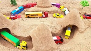 Construi uma Estrada subterrânea na areia