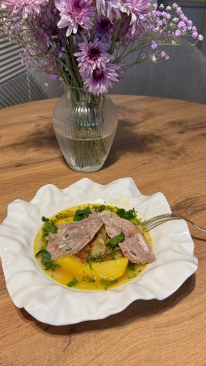 Индейка с овощами!