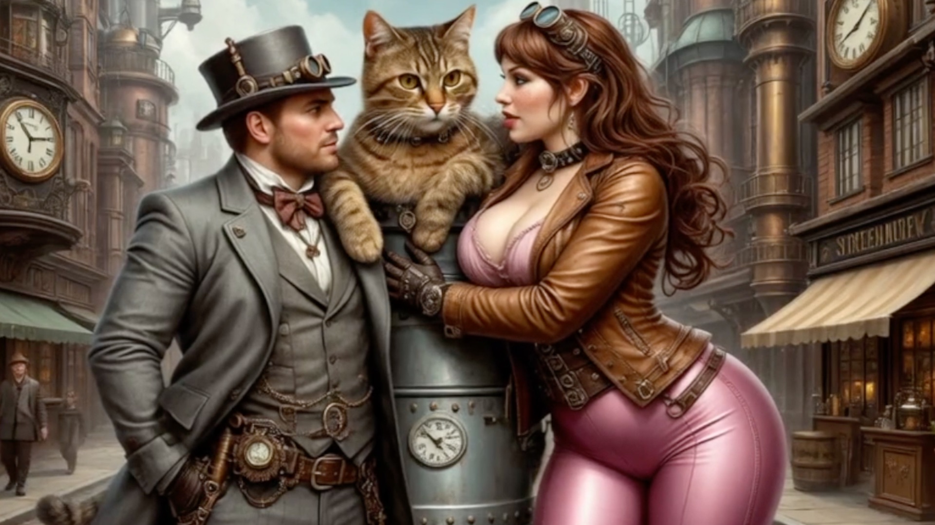 Стимпанк Крокодил. Вместе весело