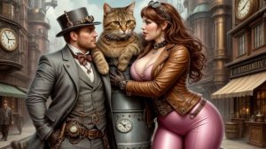 Стимпанк Крокодил. Вместе весело