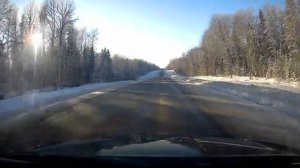 Вся зимняя дорога Котлас - Великий Устюг - Тотьма - Вологда - Ярославль - Москва. Часть 1.