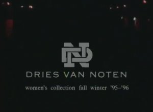 Показ женской коллекции Dries Van Noten осень-зима 1995-1996