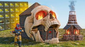 Живу в Читерском ЧЕРЕПЕ целый Вайп! 1000 МВК стен в Rust/Раст