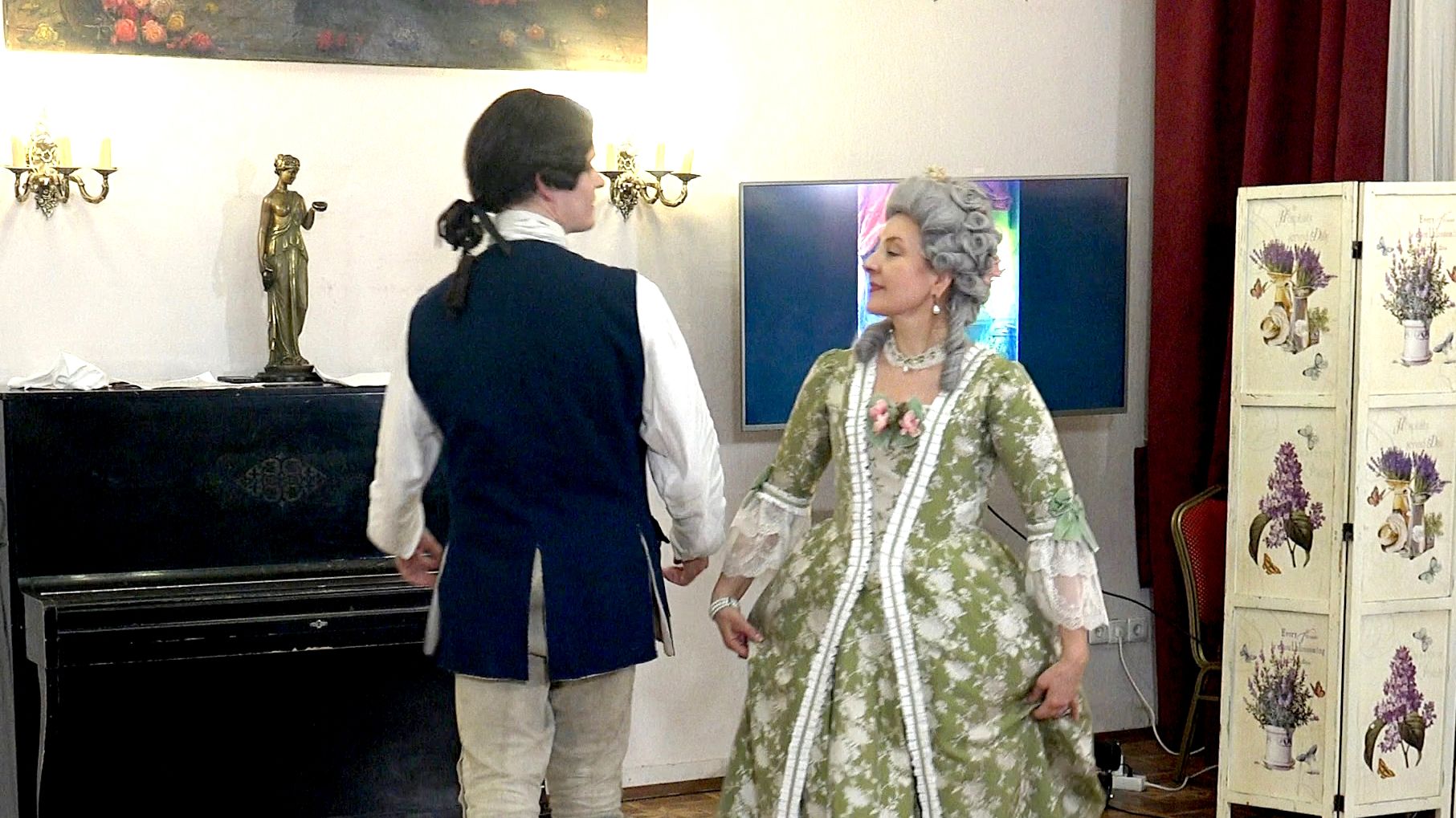 BAROQUE DANCE La Bourree D’Achille (G-L.Pecour, 1700)