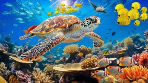 Погрузитесь на дно океана: 🐳 Завораживающий подводный мир и коралловые рифы.