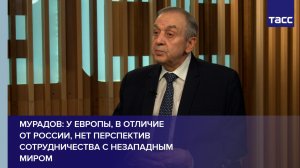 Мурадов: у Европы, в отличие от России, нет перспектив сотрудничества с незападным миром