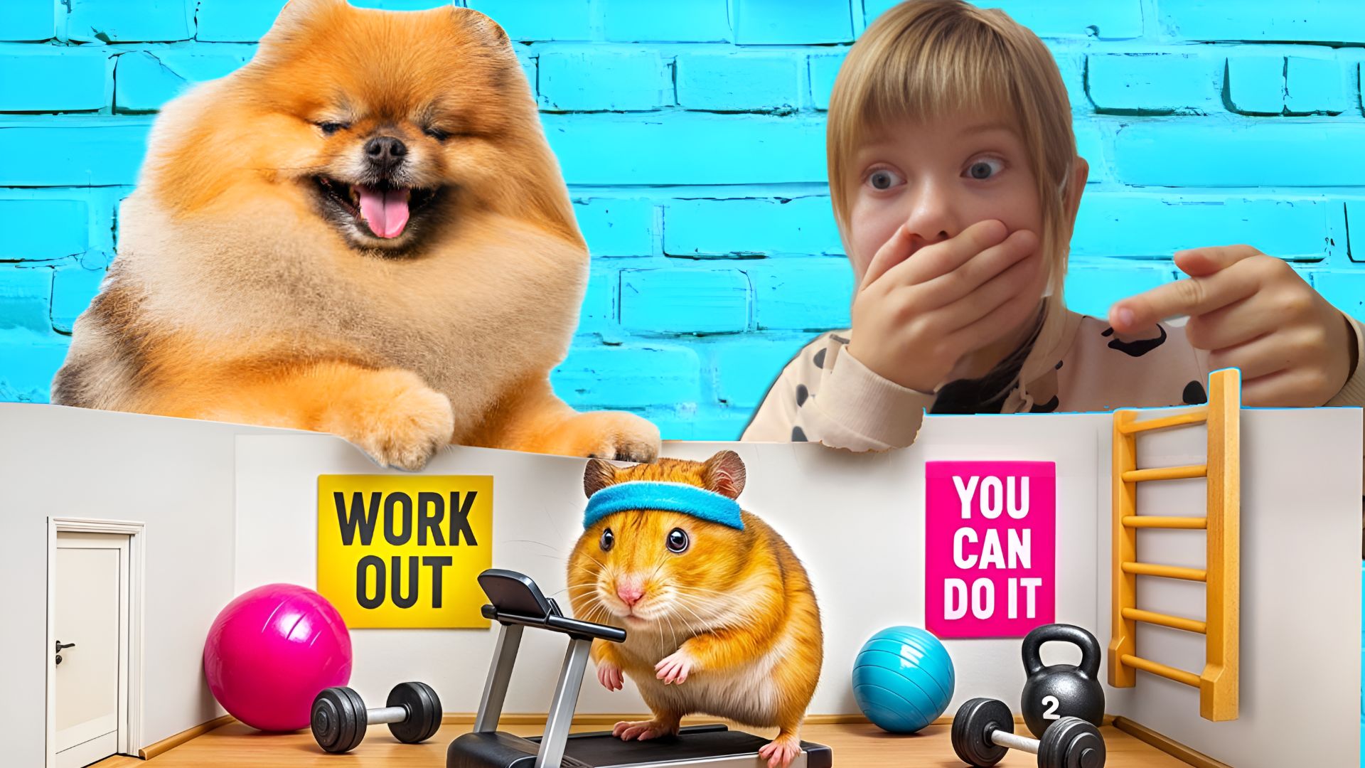 ПОСТРОИЛА ДОМ для ХОМЯКОВ !