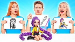 Кто Лучше Нарисует Предмет, Получит Его  Потрясающие Арт-Трюки 😎