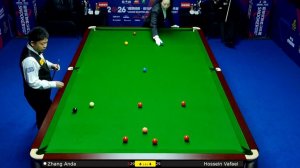 СНУКЕР. Чжан Анда против Хоссейна Вафаи | World Open 2026