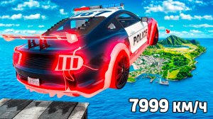 Как далеко чит тачка улетит с огромного трамплина в ГТА 5? GTA 5 Online