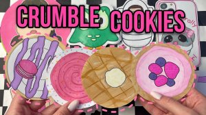 Crumble Cookies 🍪🎀 Печенье Бумажные сюрпризы 🌸