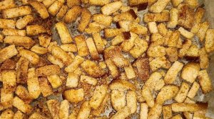 готовим сухарики домашние