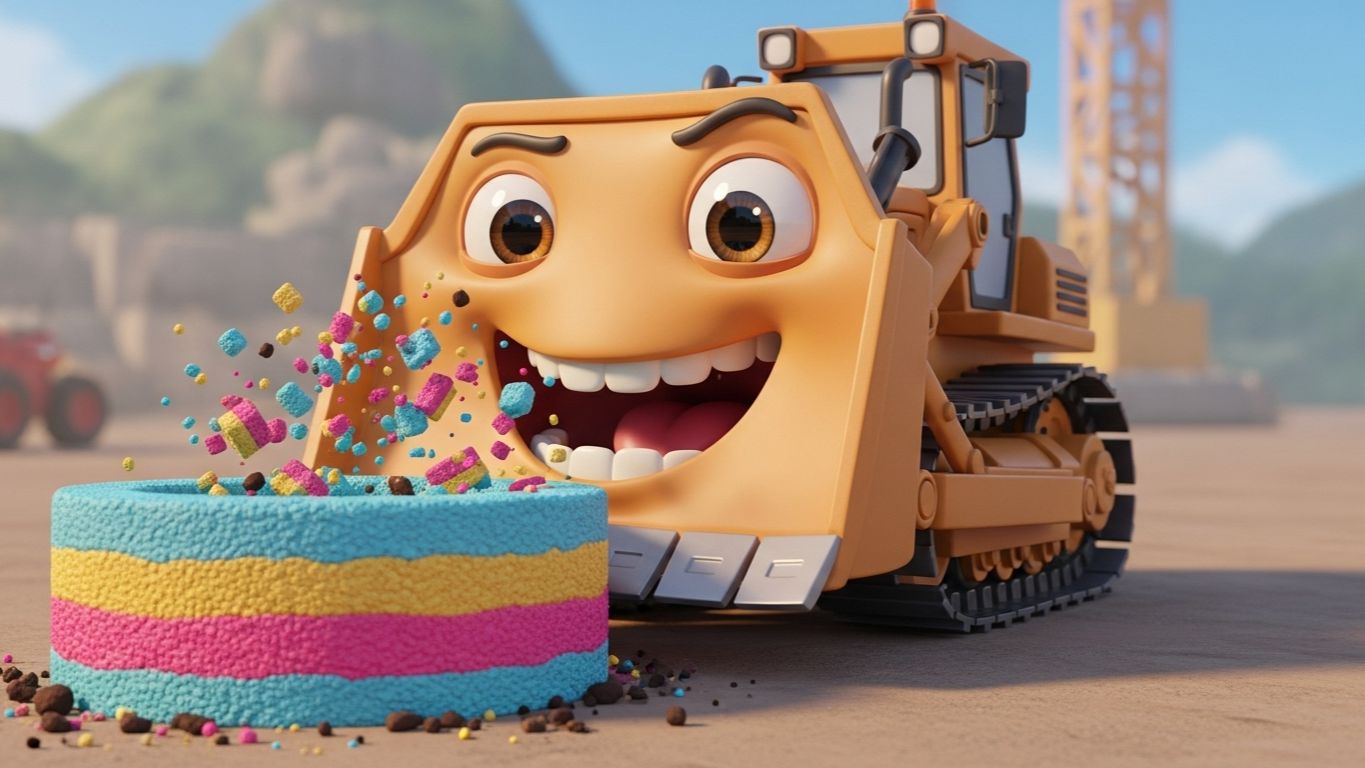 ДЕТЯМ. НЕ МЕШАЙТЕ ЭКСКАВАТОРУ РАБОТАТЬ. ПЕСЕНКИ ПРО МАШИНКИ И ТЕХНИКУ