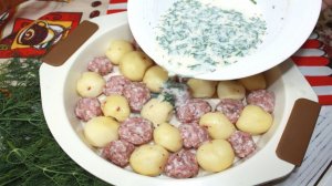 Беру Фарш и Картофель. Обед или Ужин из простых ингредиентов в Духовке