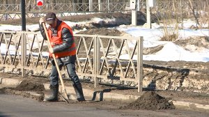 (Рыбинск-40) УБОРКА ПРОЕЗЖИХ ЧАСТЕЙ