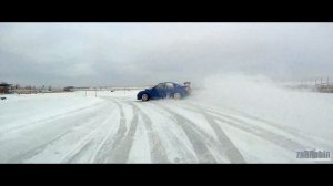 Subaru Impreza WRX STI snow drift