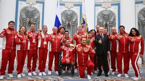 Владимир Путин вручение государственных наград победителям ХIV Паралимпийских зимних игр, 19 марта