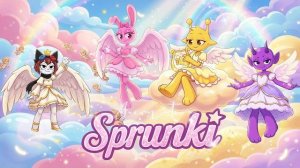 SPRUNKI GIRLS Облачный Ангельский Бounce! Официальный клип РЕАКЦИЯ