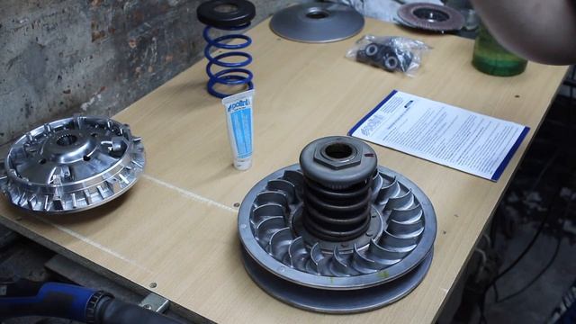 Замена вариатора Yamaha T Max  /  Polini / MD /