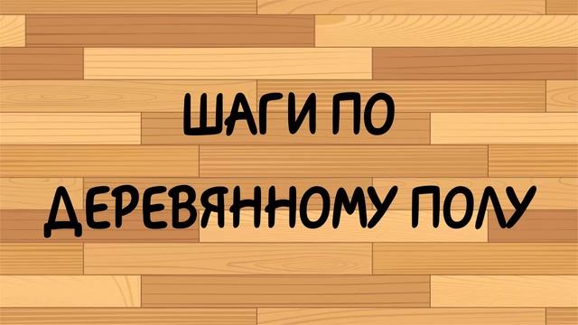 570 Шаги по деревянному полу