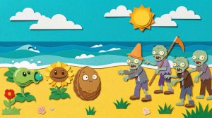 Зомби против растений! Plants vs Zombies ПвЗ PvZ Растения против Зомби