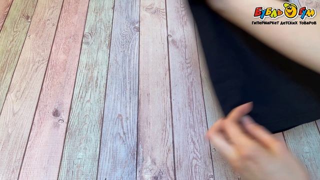 Футболка  Lanson Kids с принтом пальмы и надписью черная - видео