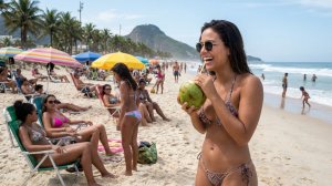 самые красивые женщины на пляжах Бразилии носят только микробикини