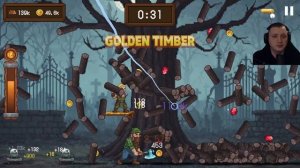 IDLE. ПОЛНОЕ ПРОХОЖДЕНИЕ - Timber Rush