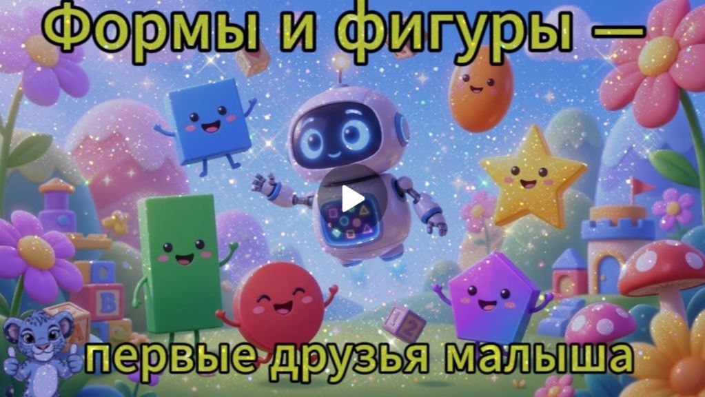 Формы и фигуры первые друзья малыша
