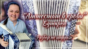 АТТЕСТАТ В КРОВИ (Бутырка) ► Разбор на гармони