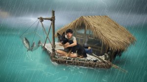 Как я выжил в шторм на плавучей плоту вместе со своей собакой | Без воды, без еды, только природа