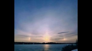 Вечерняя весенняя прогулка на реке. Эффект Гало ( 18 марта)