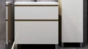 Тумба с раковиной AURA Аврора 70-2 напольная, белая