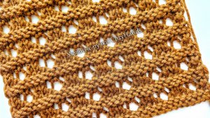 Интересный ажурный узор с рельефными горизонталями ⭐️ Для джемпера, топа ⭐️ Схема