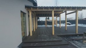 Монтаж террасы из ДПК по металлическому каркасу