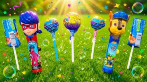 🍭 ASMR: Леденцы + Игрушки Чейз и Леди Баг + Шоколад | Залипательный Хруст и Релакс