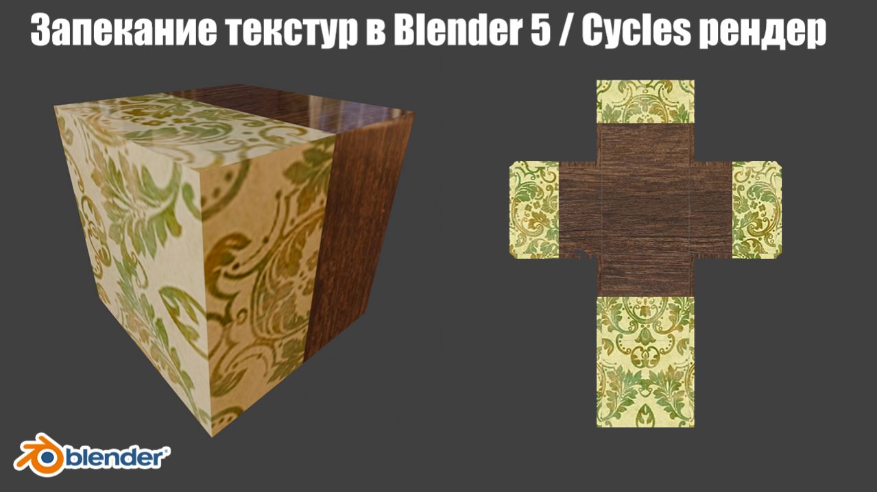 Запекание текстур в Blender, Создание текстур в Blender,  Текстурирование в Blender, Канал Игрострой