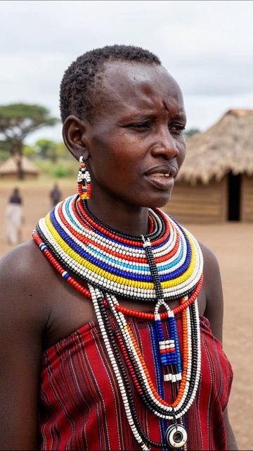 Традиционная культура и украшения племени #африка #культура #украшения
