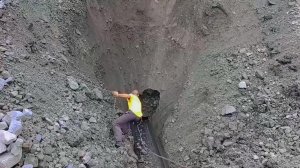 Разгрузка баржи - 2