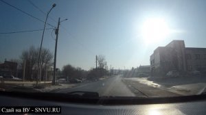 Артём. Поворот на Шевелевку и разворот вне перекрестка. Проезд автобаза. Разворот вне перекрестка. Э