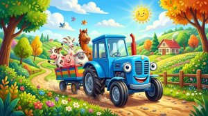Синий трактор — новые песенки для малышей сборник