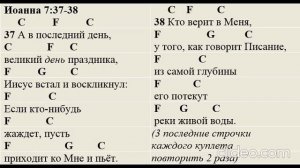 Иоанна 7;37-38