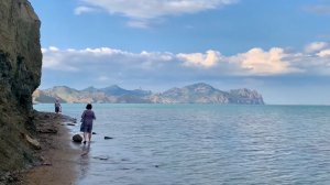 Бухта Чалка Меганом Вид на Карадаг Крым июль23