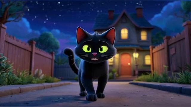 Мультфильм для детей. Кошечка следит за порядком