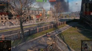 Мир Танков. Полигон. Руинберг. Бой на Об.140. Взял 2 фрага и 3.2К урона. Победа.