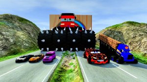 БОЛЬШОЙ И МАЛЕНЬКИЙ АВТОБУС МОЛНИЯ МАККУИН