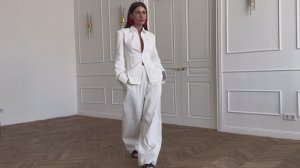 Брюки в полоску & Рубашка