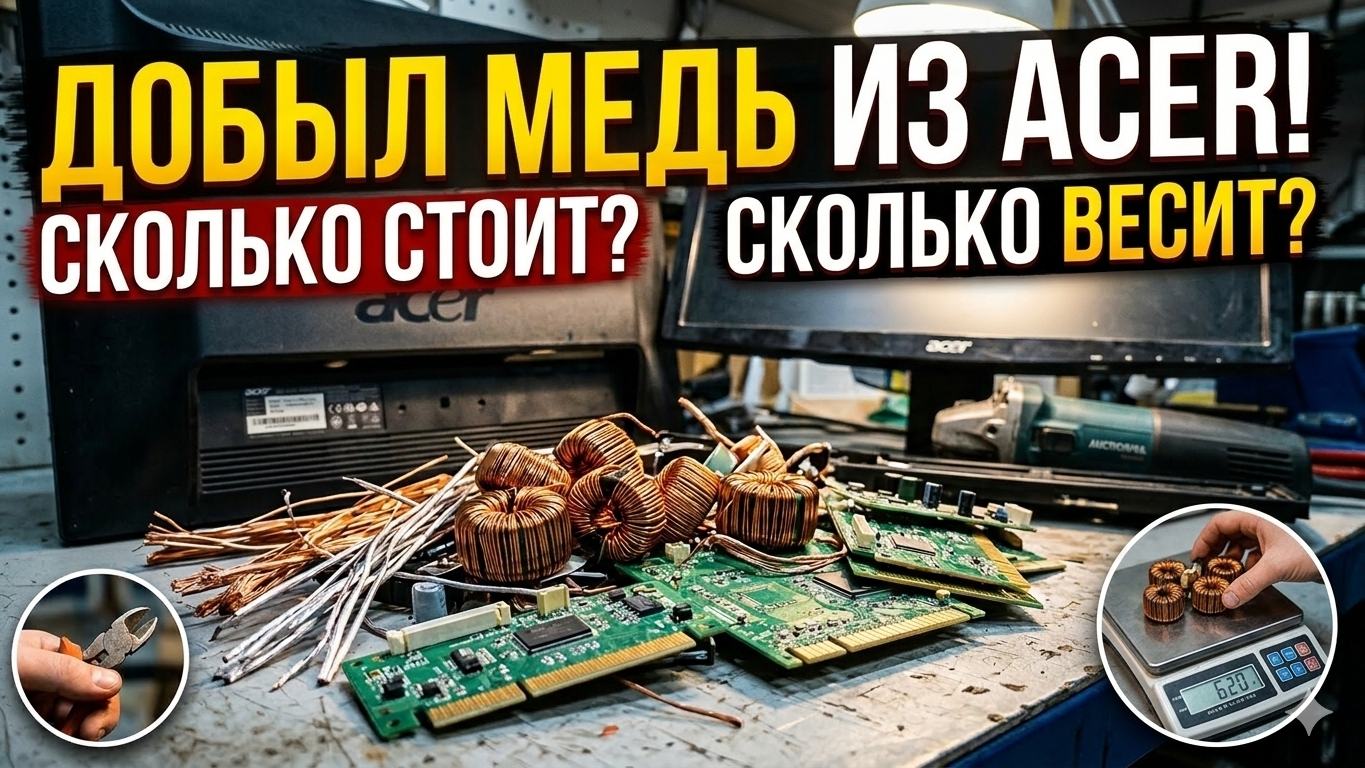 Сколько можно заработать на разборе монитора асер