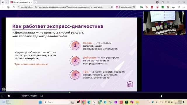 Выступление Диагностика стиля