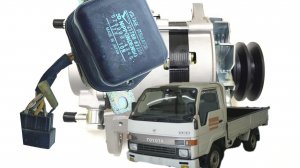 Замена реле напряжения Toyota Hiace 2L 3L не идёт зарядка или перезаряд интегральная схема